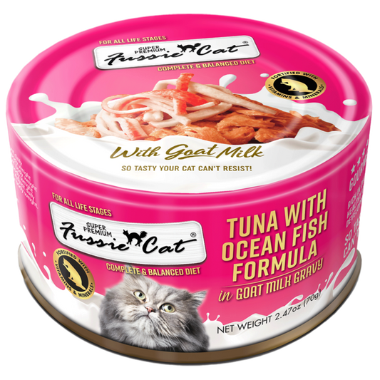 Fussie Cat Goat Milk Tuna w/OceanFish 2.47z