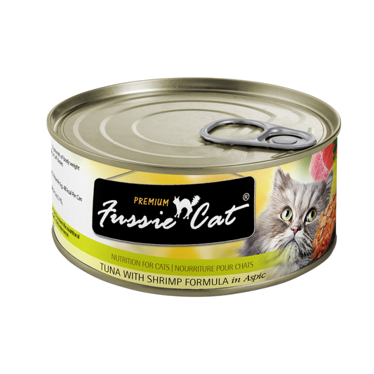 Fussie Cat Premium Tuna w/ Shrimp 2.8z