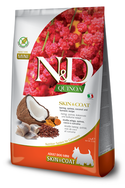 N&D Quinoa Skin & Coat Herring Mini GF 5.5#
