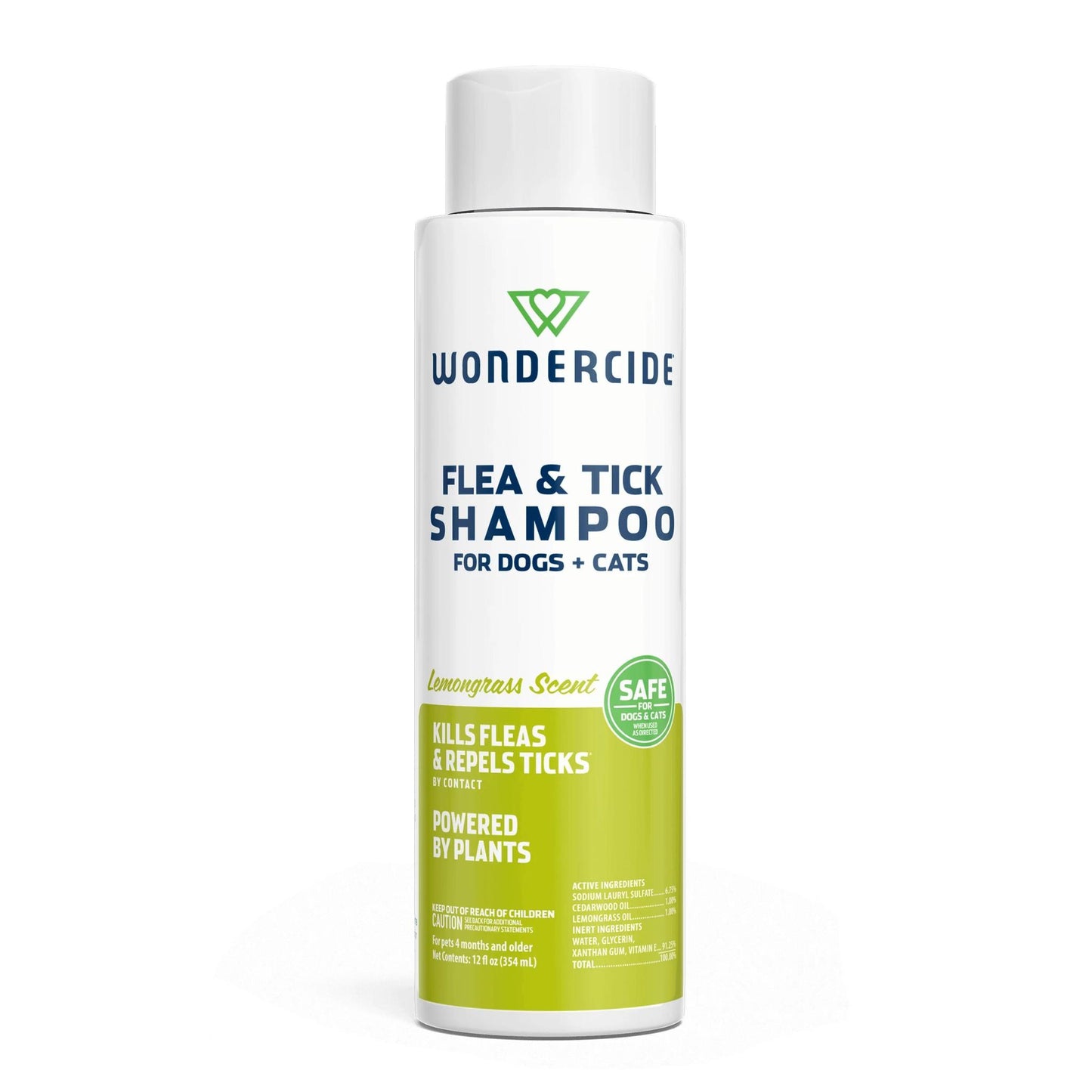 Wondercide 12oz. Dog/Cat Lemongrass Flea/Tick Shampoo