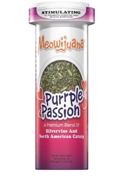 Meowijuana Purrple Passion Catnip & Silvervine Blend
