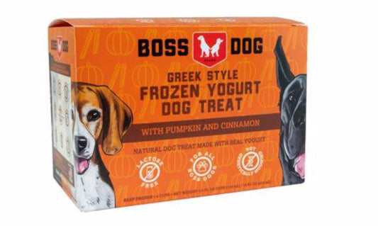 Boss Dog Yogurt Pumpkin/Cinnamon 3.5z /4pk