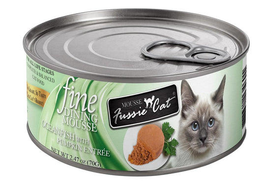 Fussie Cat Fine Mousse OceanFish & Pumpkin 2.47z