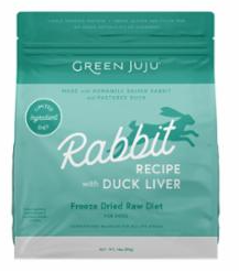 Green Juju FD LID Rabbit w/ Duck Liver 14z