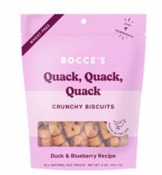 Bocce's Bakery Everyday Quack Biscuits 5z