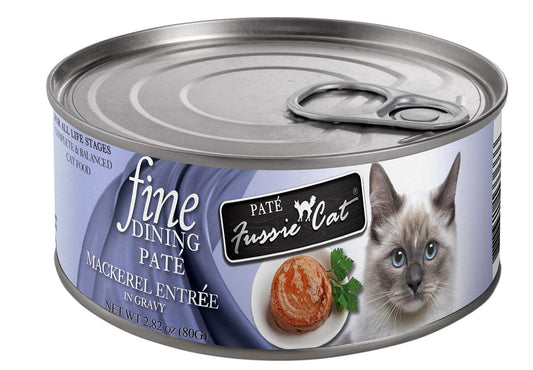 Fussie Cat Fine Pate Mackerel 2.8z