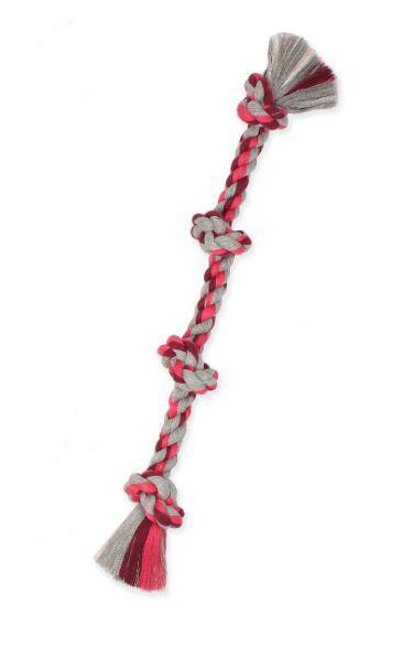 Mammoth Color 4Knot Tug Flossy Chews Cotton Large