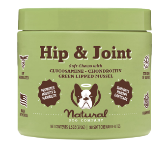Natural Dog Company Dog Hip & Joint Supplement Chews - 90ct