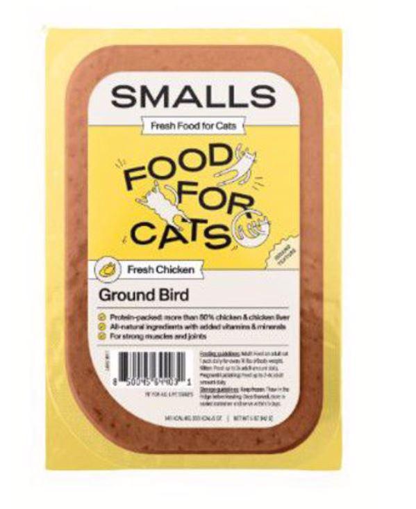 Smalls Minced Chicken Ground Bird Cat Frozen 5z