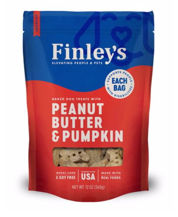 NS Finley Peanut Butter & Pumpkin Crunchy Biscuit 12oz