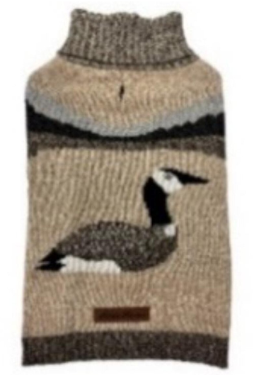 Petrageous Eddie Bauer Fremont Goose Heathered Turtleneck Tan LG