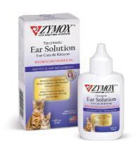 Zymox Ear Solution w/ .5% Hydrocortisone Cat & Kitten 1.25 oz
