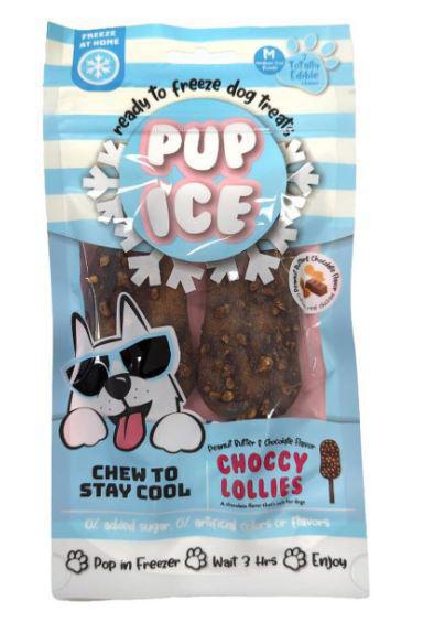 Pup Ice Choccy Lollies Chocolate & Peanut Butter
