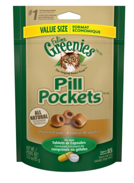 Greenies Pill Pockets Cat Chicken 1.6oz