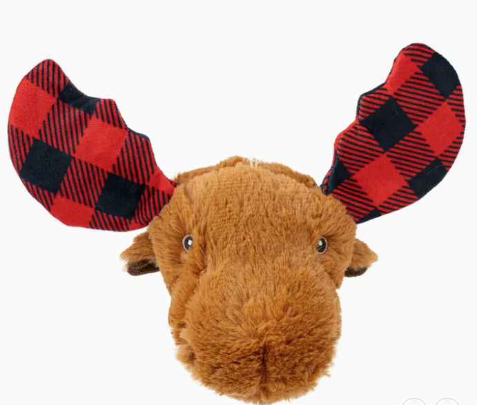 Tall Tails Red Antler Moose 2-in-1 Fetch Ball 4"