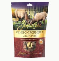 Zignature Ziggy Bar Venison 12oz
