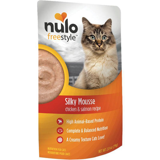 Nulo Freestyle Mousse Chicken & Salmon GF 2.8z Pouch