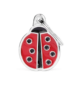 MyFamily Charms Small Ladybug ID Tag