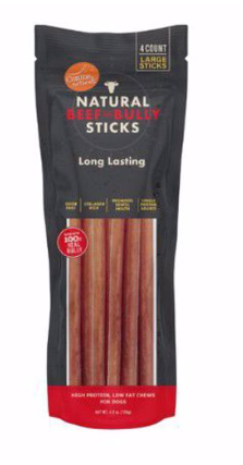 Canine Natural 10" Beef Bully Sticks 4pk