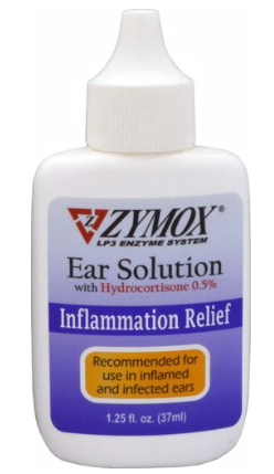 ZYMOX 1.25 OZ EAR SOLUTION W .5% HYDROCORTISONE