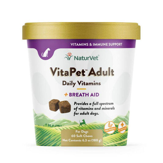 NaturVet VitaPet Adult Chew 60ct