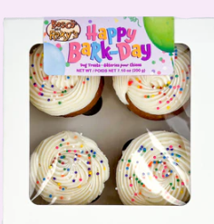 Bosco & Roxys Sprinkled 3D Vanilla Medium Cupcake
