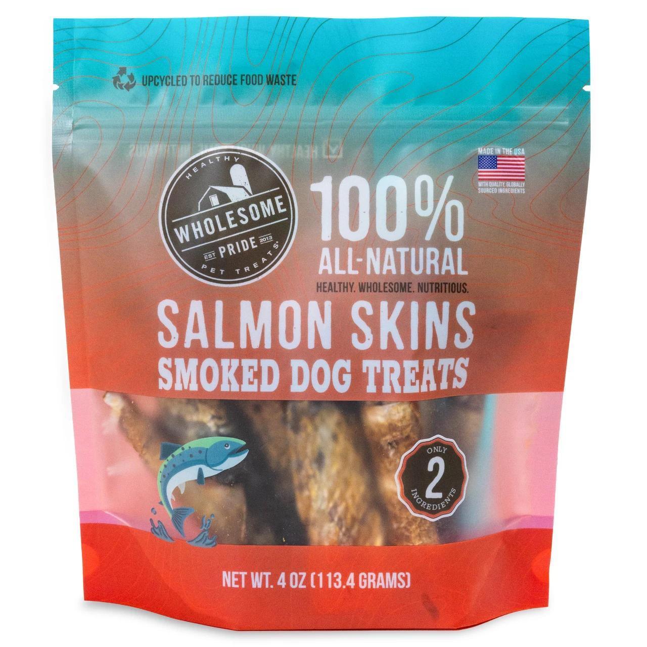Outward Hound Smoked Salmon Skins 4oz