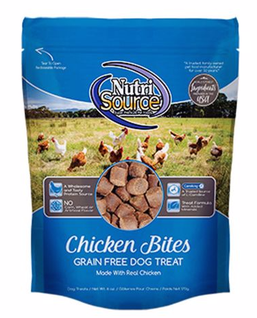 Nutri Source GF Chicken Bites 6z