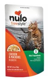 Nulo Freestyle Chicken & Mackerel GF 2.8z Pouch