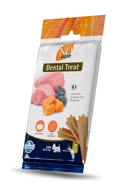 Farmina 2.1 oz Dog Lamb Blueberry Pump Mini DentalTreatGF EA