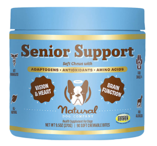 Natural Dog Company Senior Dog Support Chews - 90ct