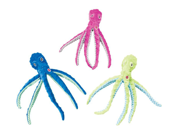 Ethical Pet SPOT Skinneeez Extreme Octopus Dog Toy 16”