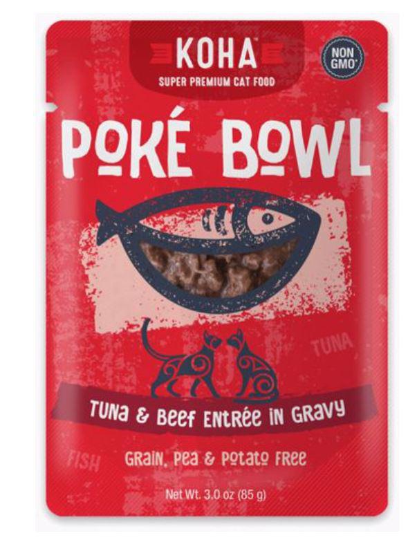 Koha Poke Bowl Tuna & Beef Pouch 3oz