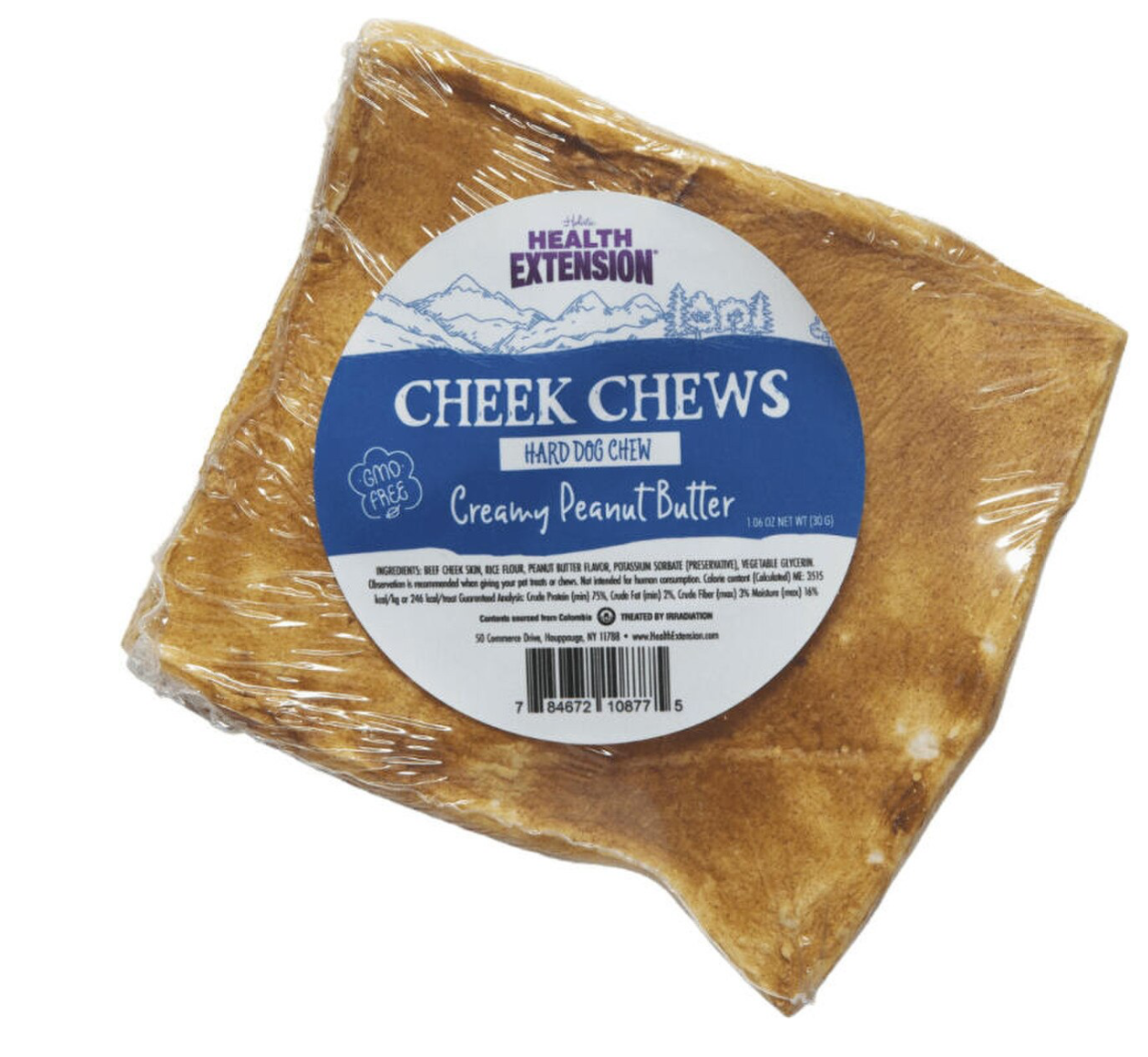 Health Extension Cheek Chews Peanut Butter 1.6oz
