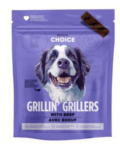 Nutri Source Dog Beef Grillin Grillers 12oz