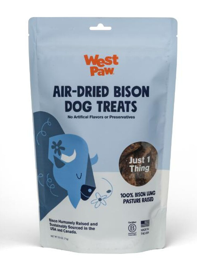 West Paw Bison Lung Air Dried 2.5oz