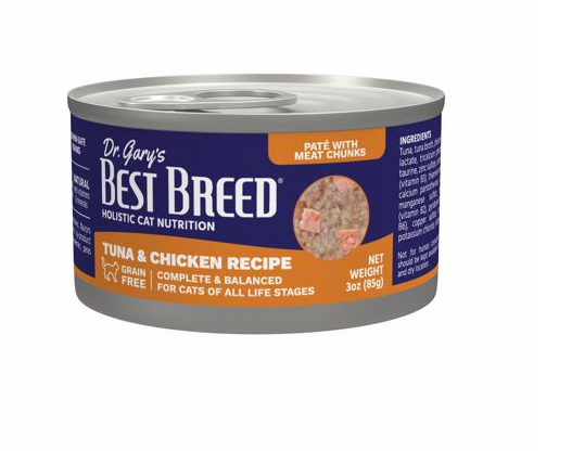 Best Breed Tuna & Chicken Cat 3oz