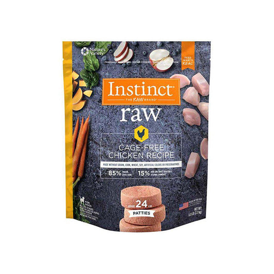 Instinct Raw Frozen Chicken Patties 6#