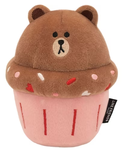 Zippy Paws NomNomz Cupcake Brown MD