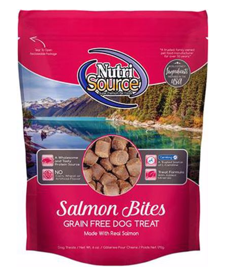 Nutri Source GF Salmon Bites 6z