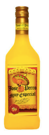 Silly Squeaker Liquor Bottle Jose The Perro