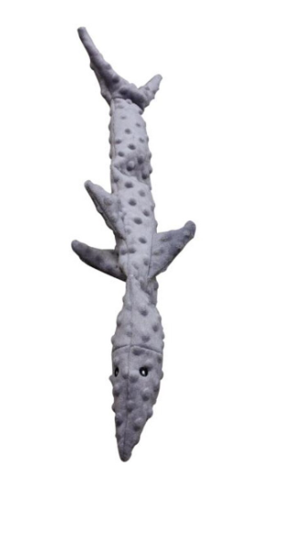 Ethical Pet SPOT Skinneeez Extreme Triple Squeak Shark Dog Toy 25"