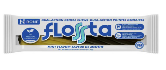 N-Bone FLOSSta Dental Chews Mint
