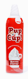 PupCup Bacon Whipped Treat 13z
