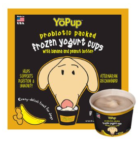 YoPup Banana & Peanut Butter Frozen Yogurt 3.5z / 4pk