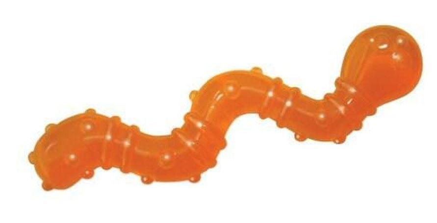 Outward Hound Orkakat Wiggle Worm Dental Cat Chew Toy
