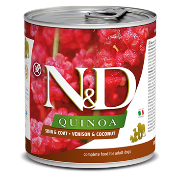 N&D Quinoa Skin & Coat Venison 10.5z