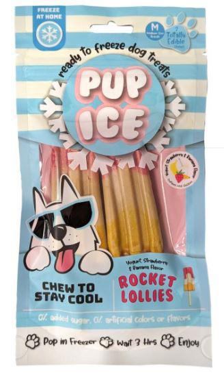 Pup Ice Rocket Lollies Yogurt, Strawberry & Banana