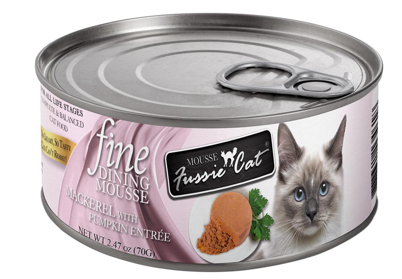 Fussie Cat Fine Mousse Mackerel & Pumpkin 2.47z