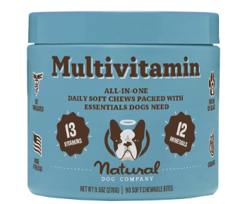 Natural Dog Company Multivitamin Supplement Chews - 90ct